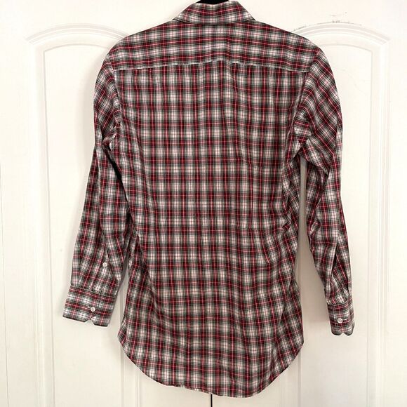 High Bar Shirt Co. Button-Down Shirt Slim Cut in Plaid - Slim/Small Made in USA - Picture 2 of 7